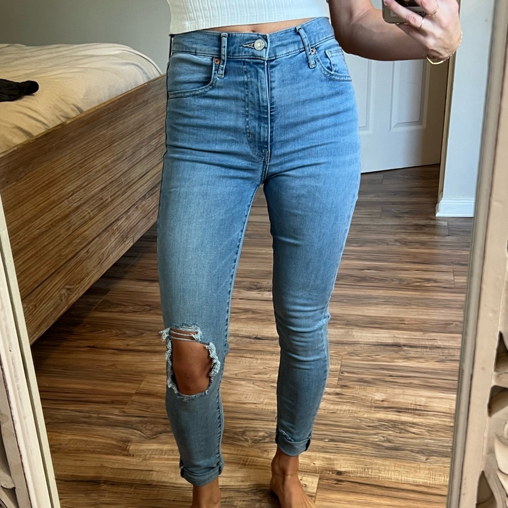 Levi’s mile high super skinny jeans
